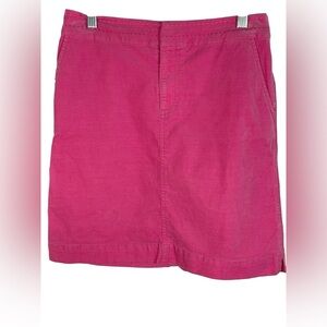 LILLY PULITZER Pink Corduroy Skirt Size 0